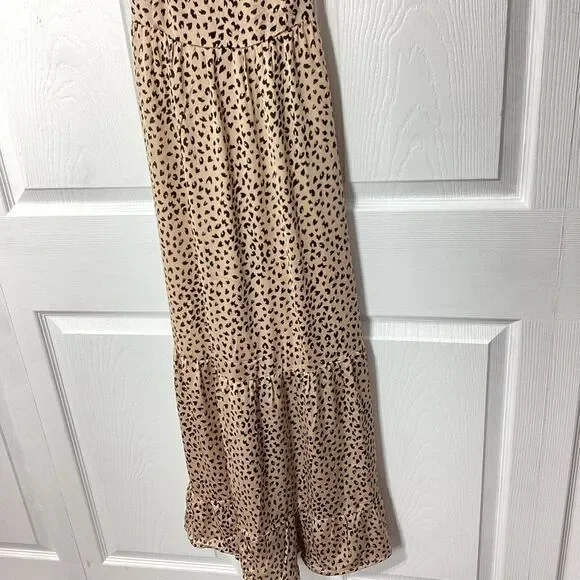 Cupshe Summer Dress Strappy Back Flowy Animal Print Maxi Lined NWT M - Picture 5 of 13